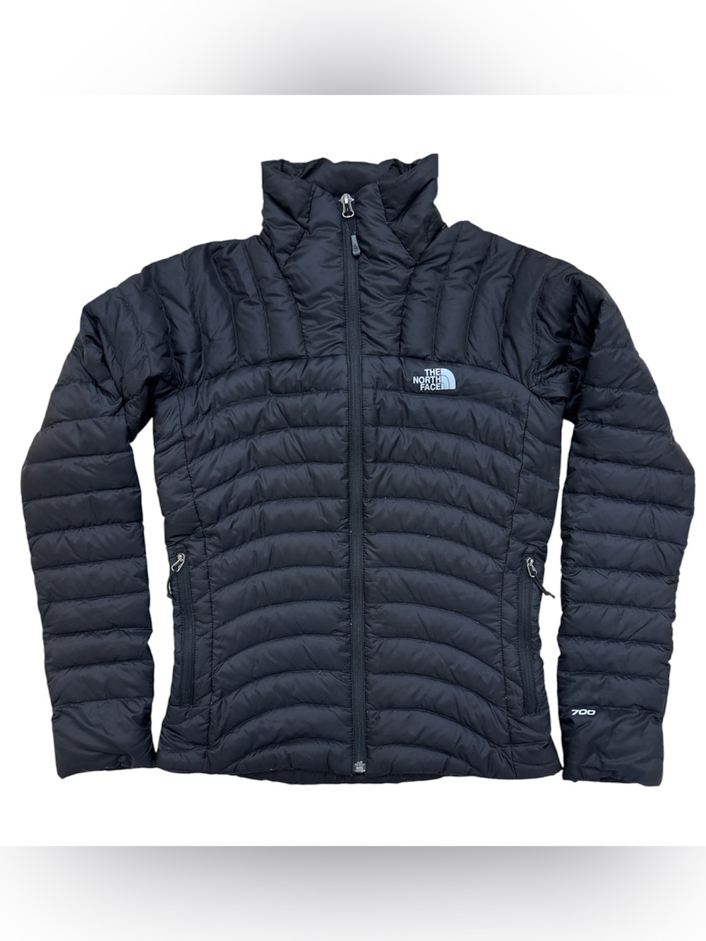 THE NORTH FACE Black Nylon Women's Lightweight Puffer Jacket Size XS